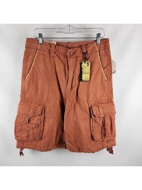 Chor Shorts Orange Rust 30 Cargo Shorts (30x11) NWT